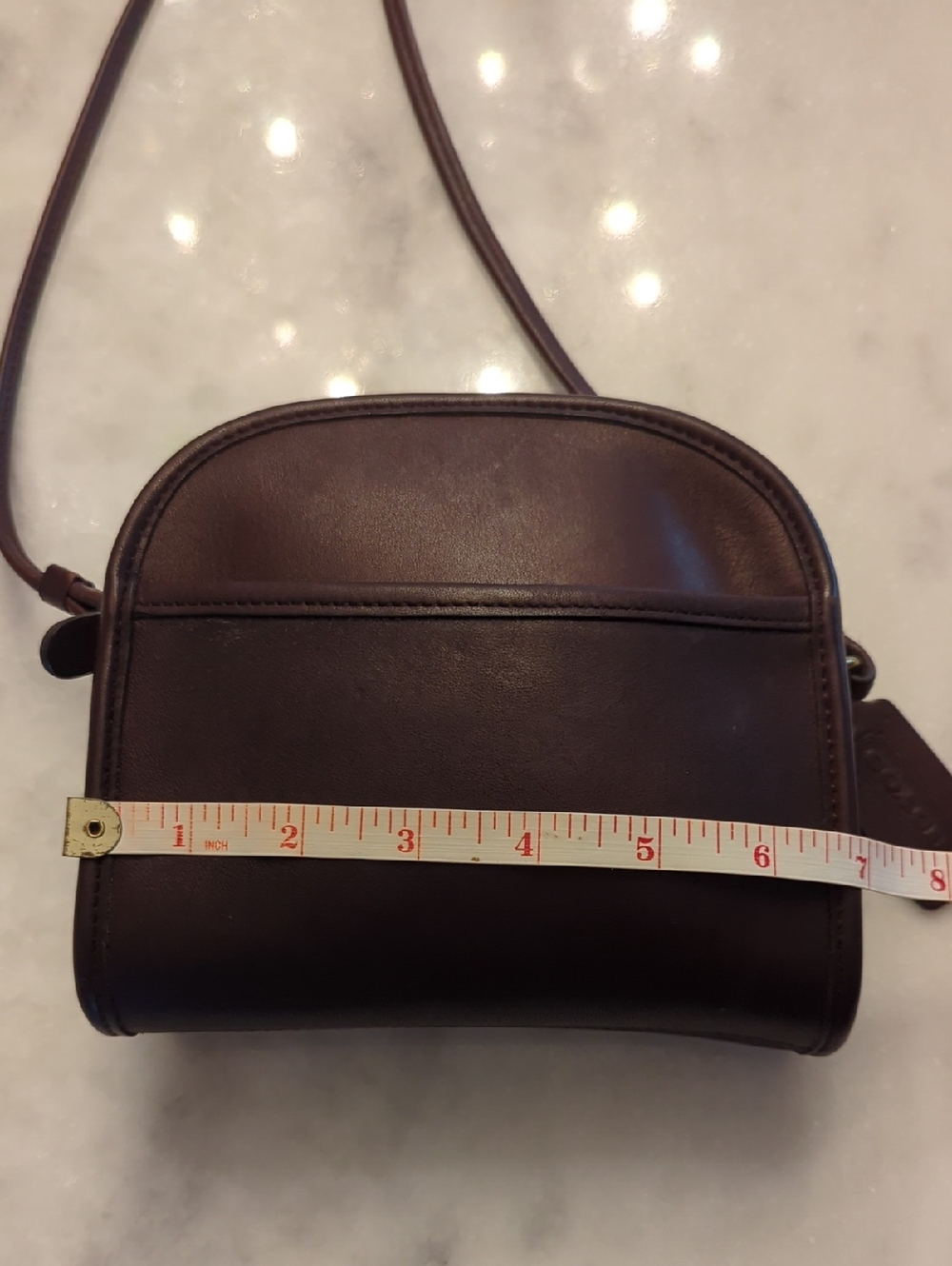 Vintage COACH 9017 brown Abbie Small Crossbody Bag With COACH Tag Attached - Picture 5 of 12